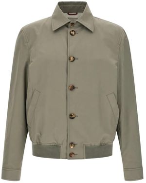 Brunello Cucinelli Bomber Jackets - Green