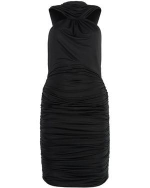 GIUSEPPE DI MORABITO Hooded Mini Dress - Black