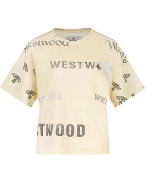 Vivienne Westwood Hemd mit Orb-Logo - Natur