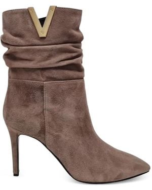 Via Roma 15 Pointed-Toe Ankle Boots - Brown