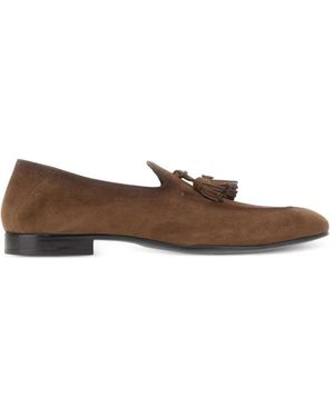 Fabi Tassel-detail loafers - Braun