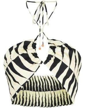 Cala De La Cruz Bari Halterneck Top - Black