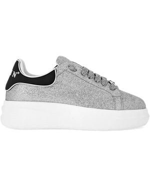 Philipp Plein Glitter Sneakers - Gray