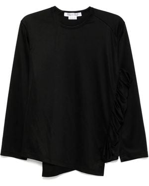 Comme des Garçons Long-Sleeved T-Shirt - Black