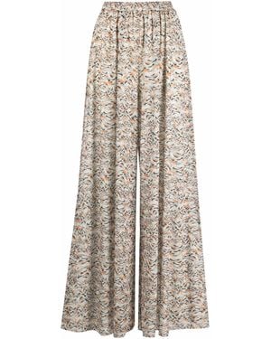 Patrizia Pepe Graphic-Print Trousers - Multicolour