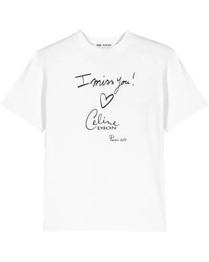 Maje X Céline Dion T-Shirt - White