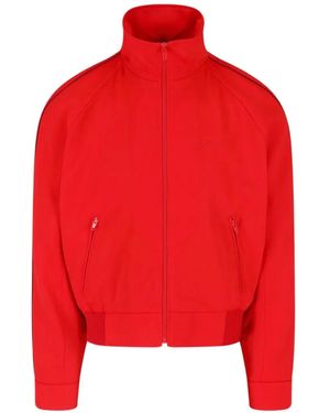 Marni Contrast-Piping Zip-Up Jacket - Red
