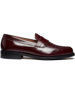 G.H. Bass & Co. Monogram Loafers - Red