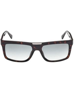 Guess Occhiali Da Sole Rettangolari Tartarugati - Marrone