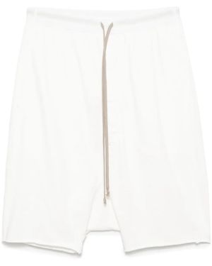 Rick Owens ドローストリング ショートパンツ - ホワイト