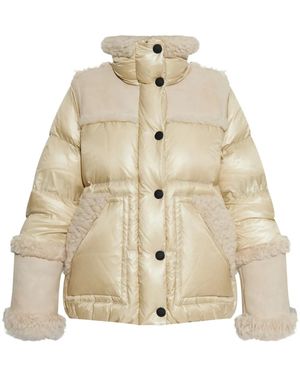 Moncler Esquel Puffer Jacket - Natural