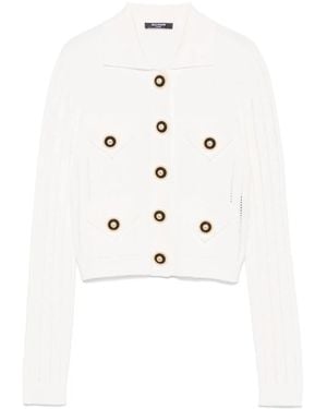 Balmain リブ カーディガン - ナチュラル