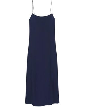 Anine Bing Mae Spaghetti-Strap Maxi Dress - Blue