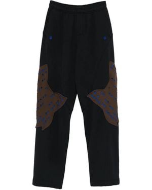 Kiko Kostadinov X Fox Lab Perforated Fleece Jogger - Black