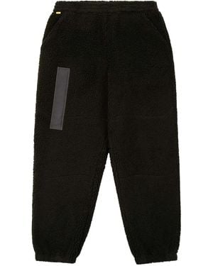 Dime Logo-Embroidered Track Trousers - Black