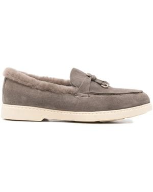 Doucal's Mocasines de piel - Gris