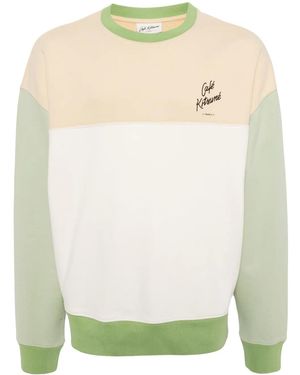 Café Kitsuné Sweatshirt - Weiß