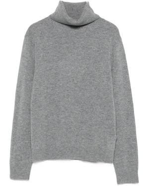 iBlues Roll-Neck Knitted Sweater - Gray