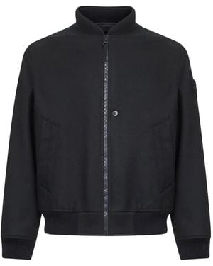 Stone Island Compass-Badge Bomber Jacket - Black