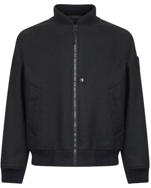 Stone Island Compass-Badge Bomber Jacket - Black