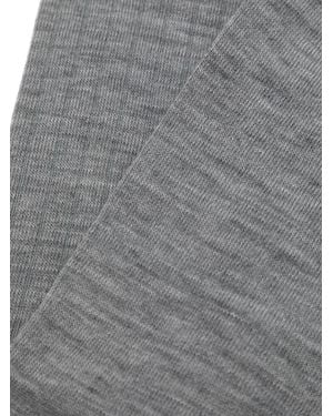 Maison Margiela Ribbed Crew Socks - Gray