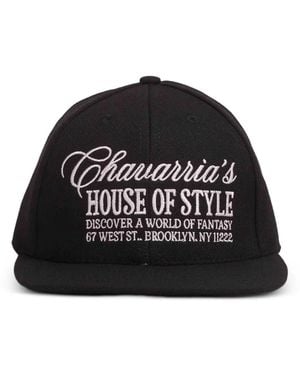 Willy Chavarria Embroidered Baseball Cap - Black