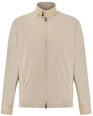 Paul & Shark Veste En Daim - White