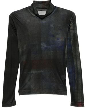 Y's Yohji Yamamoto Printed T-Shirt - Black