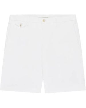 Slowear Shorts Mit Klappendetail - Weiß