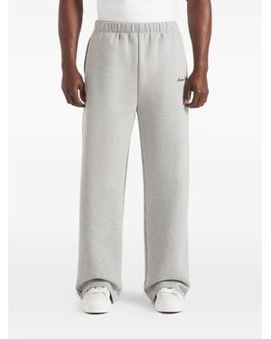 Manière De Voir Whipstitch Regular Joggers - Grey