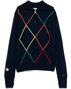 Rossignol X Jcc Pull En Laine Mérinos - Bleu