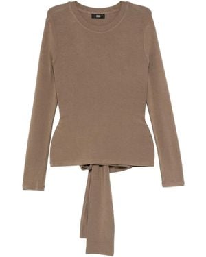 ELEH Pull En Maille Fine - Marron