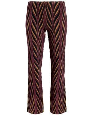 Proenza Schouler Amelia Marble Jacquard Trousers - Red