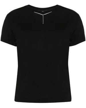 Y. Project T-Shirt With Application - Black