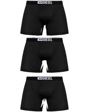 DIESEL Logo-Detail Boxer Shorts (Pack Of Three) - Black