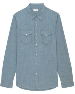 Zadig & Voltaire Saby シャツ - ブルー