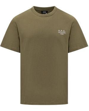 A.P.C. Logo T-Shirt - Green