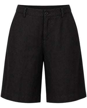 Massimo Alba High-Waisted Shorts - Black