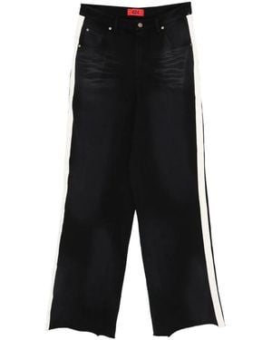 424 Stripe-Detail Trousers - Black