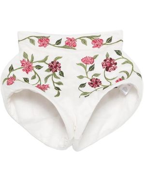 Agua Bendita Gatti Quebrada Floral Shorts - White