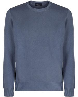 Drumohr Katoenen Trui - Blauw
