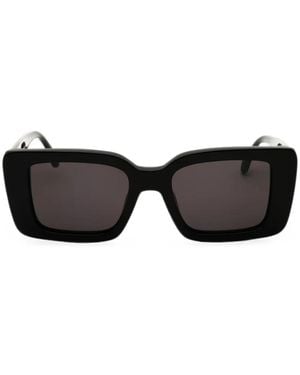 Palm Angels Dorris Rectangle-Frame Sunglasses - Black