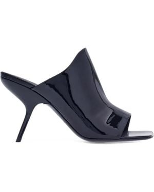 Ferragamo Open-Toe Mules - Blue