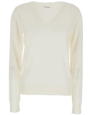 P.A.R.O.S.H. V-Neck Top - White