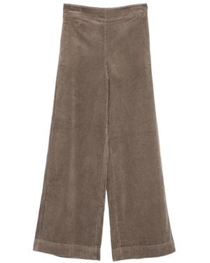 Marc O' Polo Corduroy Wide-Leg Trousers - Brown