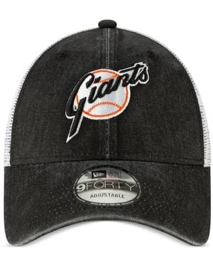 KTZ 9Forty San Francisco Giants Baseball Cap - Black