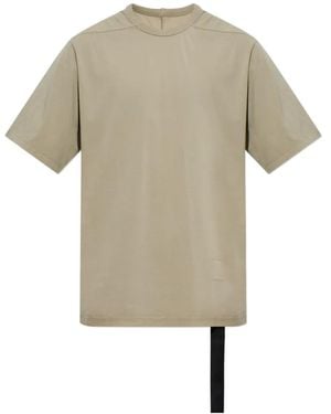 Rick Owens Ribbed-Trim T-Shirt - White
