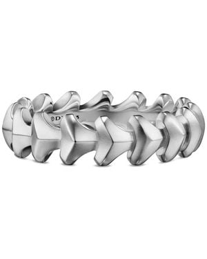 David Yurman Anello Armory - Bianco
