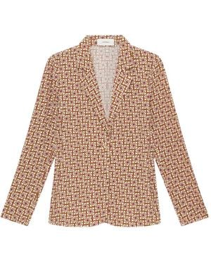 Maliparmi Mini Mouliné Jacket - Natural