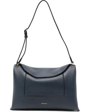 Wandler Penelope Slouch Schultertasche - Blau